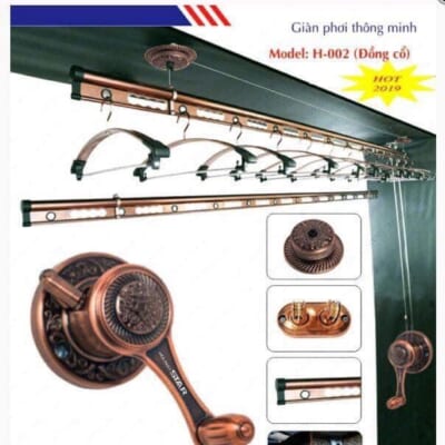Giàn phơi thông minh Takashi H002(Đồng Cổ)